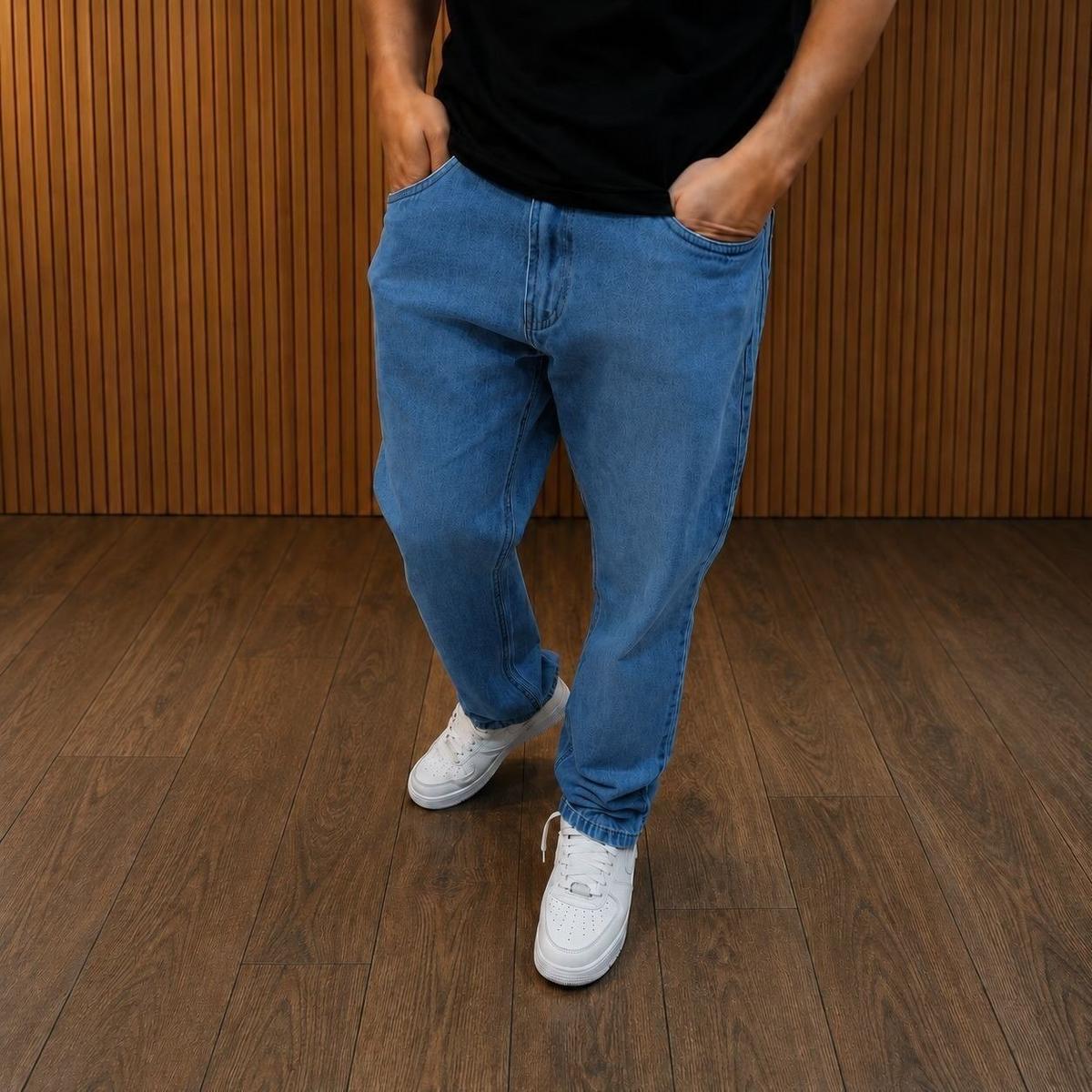 Calça Jeans Tradicional Corte Reto