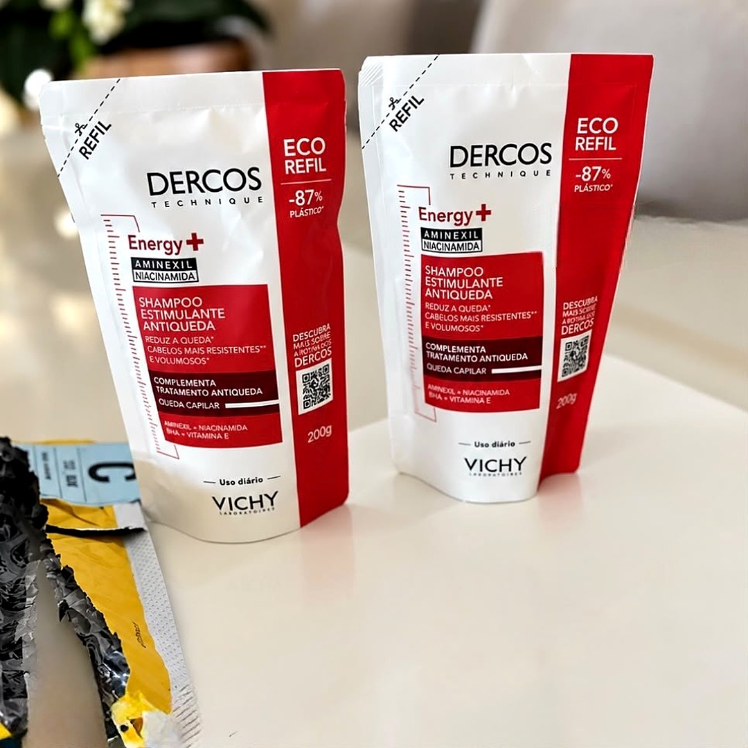 🧴 Refil Shampoo Estimulante Antiqueda Dercos Vichy 200g