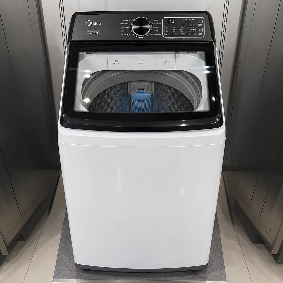 Máquina De Lavar Roupas 12kg Midea Wave Impeller MAV04W120/WKBR04 127V