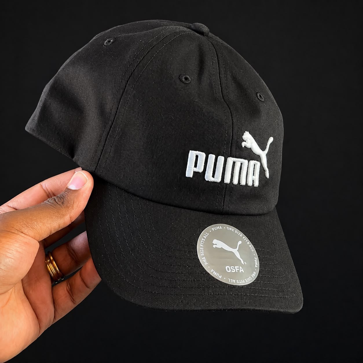 Boné Masculino Ess No.1 Logo Baseball Puma Preto Único Liso