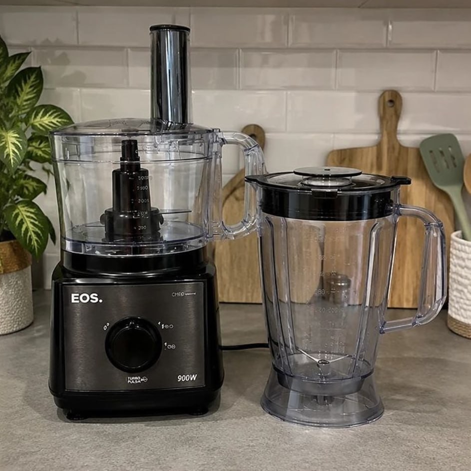 Processador de alimentos Eos 7 em 1 Black 1000w Eps03p