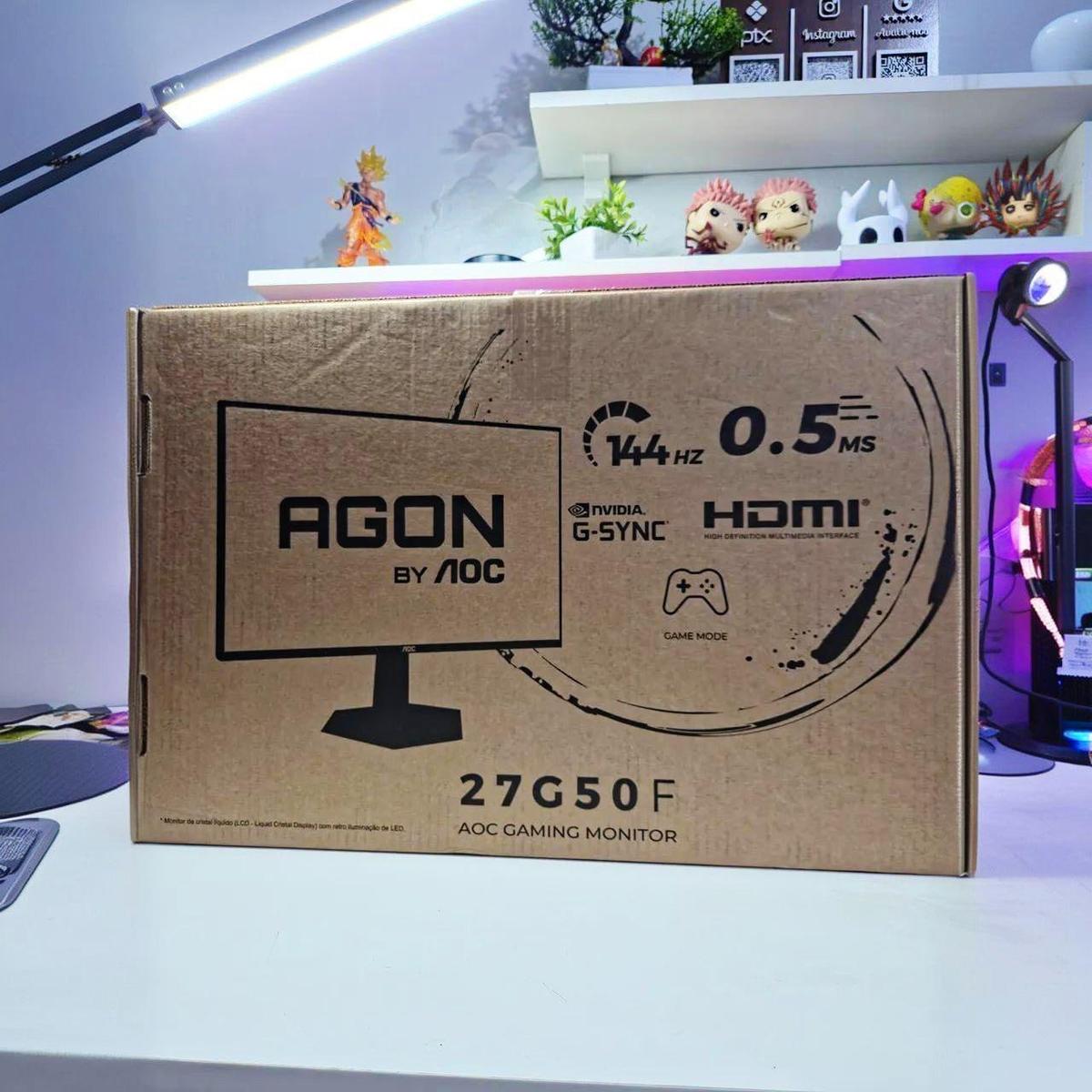 Monitor Gamer AOC AGON G50 27" 144Hz 0,5ms 27G50F