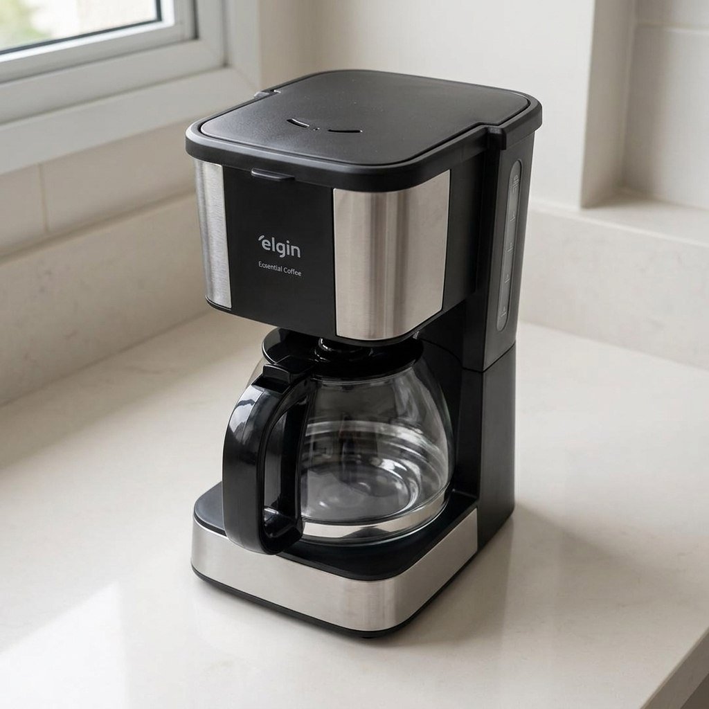 Cafeteira Elétrica Elgin Essential 19 Xícaras 600w Jarra De Vidro 127v