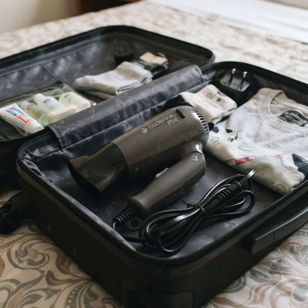Secador De Cabelos Cadence Plie Sec190 - Bivolt Viagem Preto