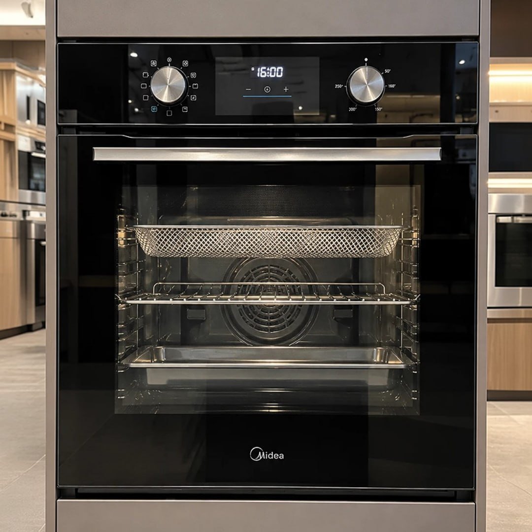 Forno Elétrico De Embutir Midea Tsd80p2 80l Preto Digital
