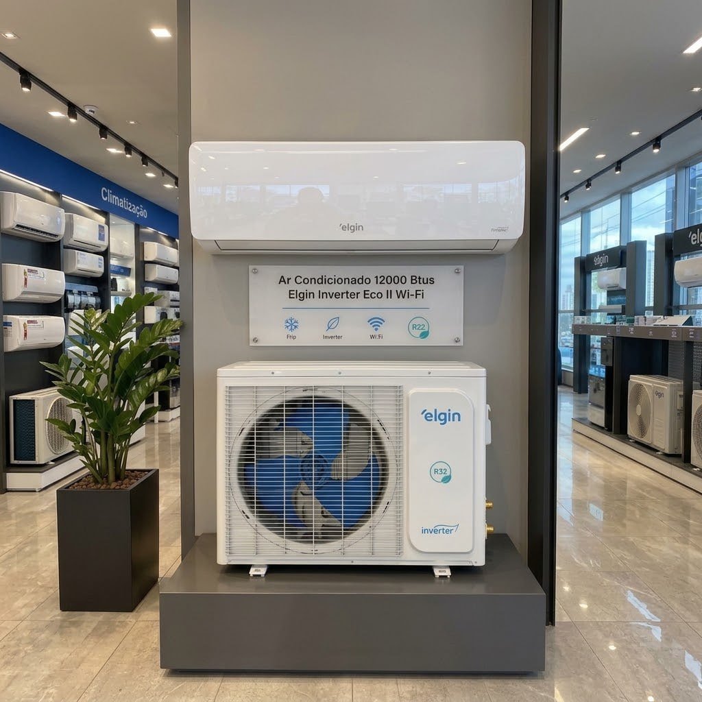Ar Condicionado 12000 Btus Elgin Inverter Eco Ii Wi-fi 220v
