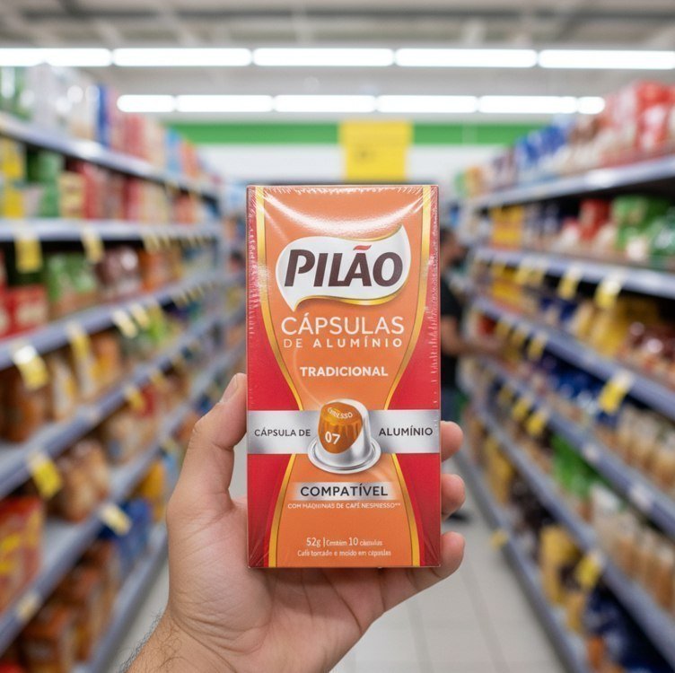 Café Pilão Cápsula Tradicional - 10 unidades - 52 gramas