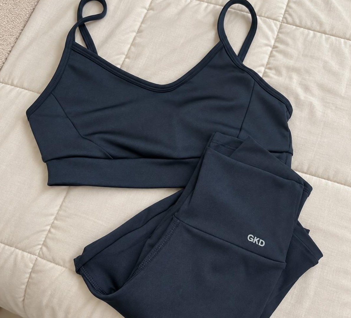 Conjunto Gkd Zero Transparência Legging Cós Alto Top Duplo