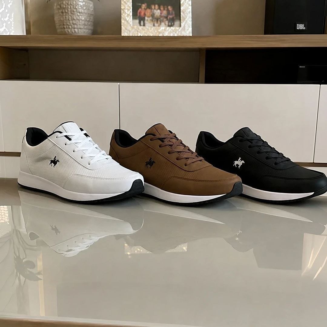 Sapatenis Tenis Casual Masculino Polo Vili (3 cores)