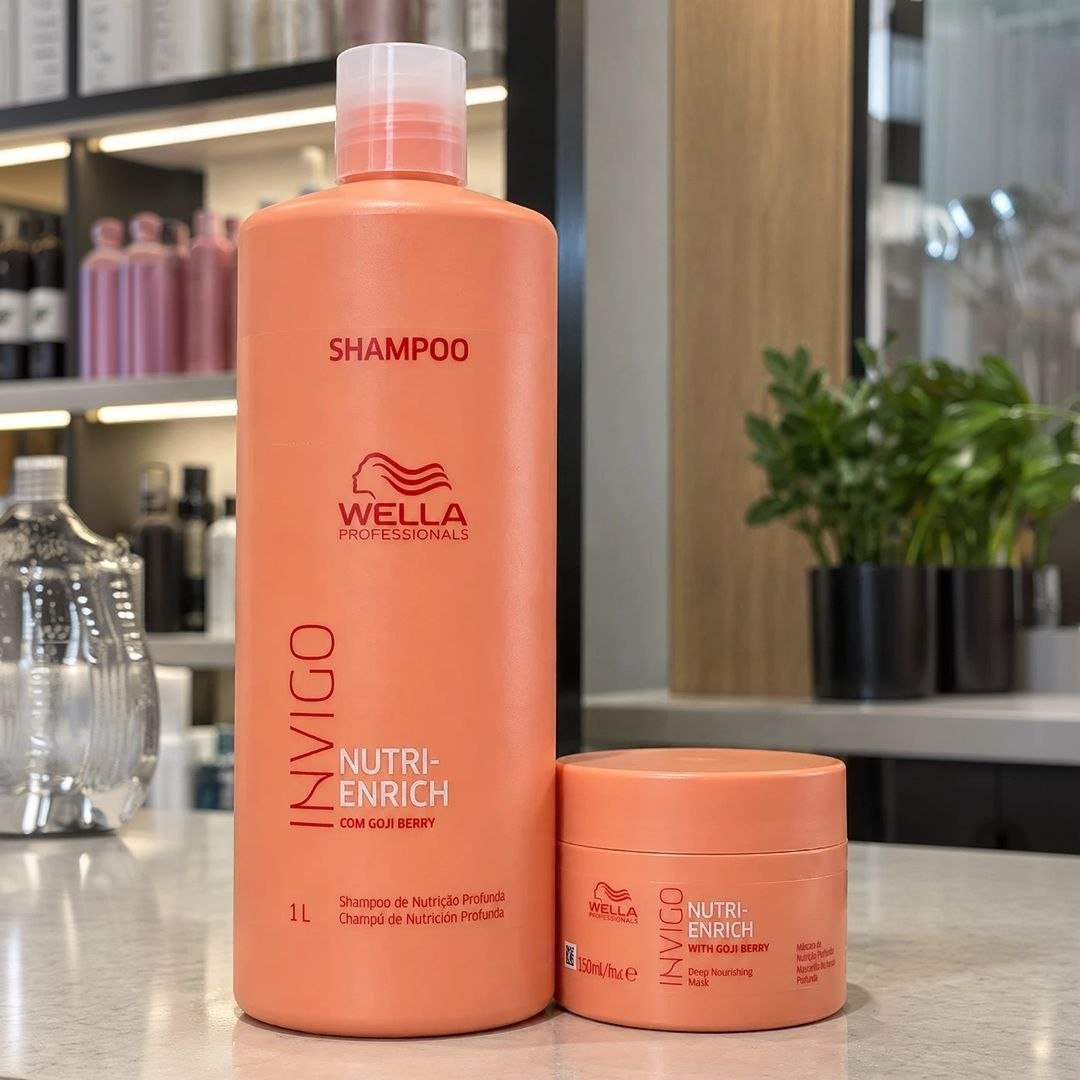 Kit Wella Professionals Invigo Nutri-enrich Shampoo Máscara