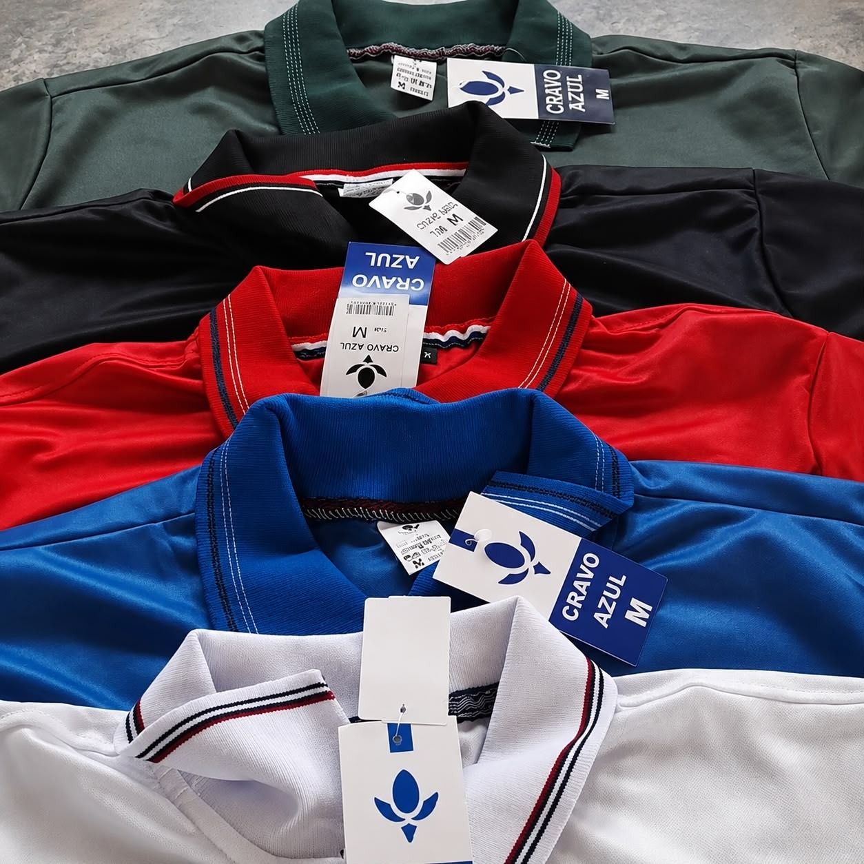 Kit 5 Camisas Camiseta Gola Polo Masculina Premium Basica (P ao GG)