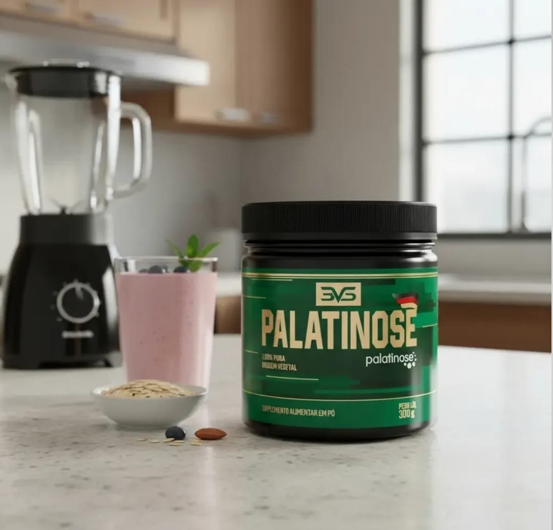 Palatinose 100% Pura - Fórmuila Avançada Com Baixo Índice Glicêmico E Insumos Importados - 300g