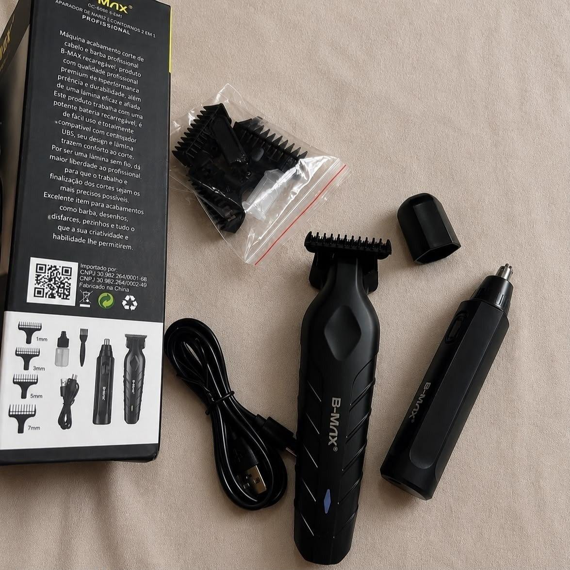 Máquina De Corte Profissional Com Aparador De Nariz