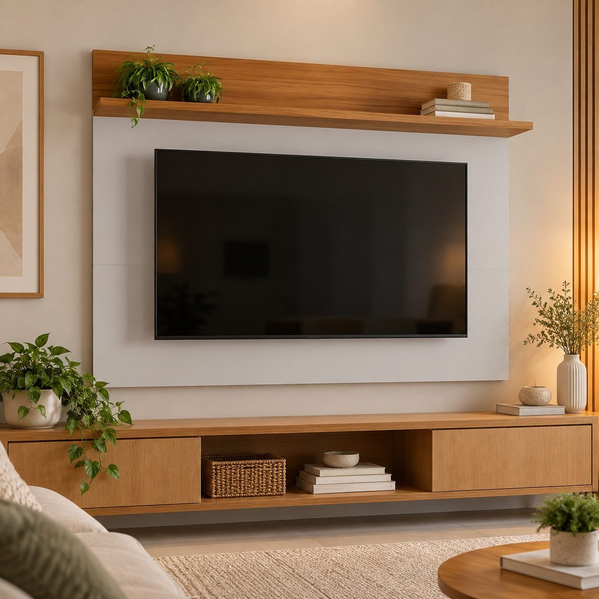 Painel Para Tv Até 50 Nt1185 Notável Móveis