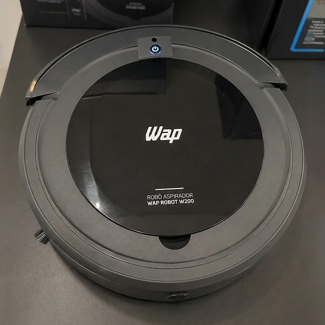 WAP Robô W200 Aspirador Robô 3 em 1 Varre Aspira Passa Pano Bivolt