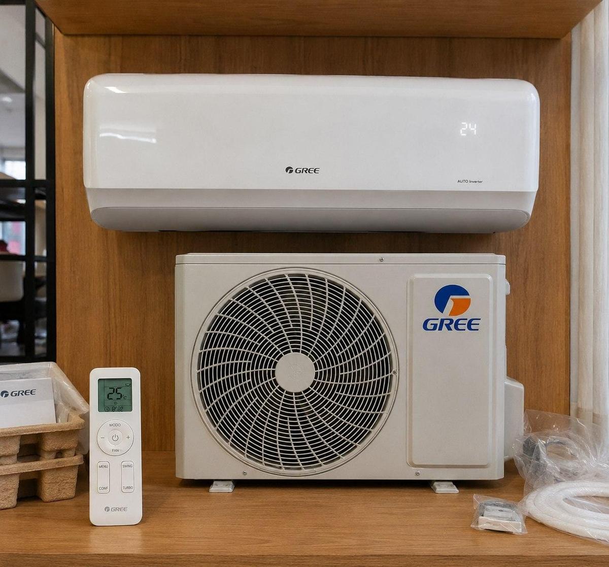 Ar-Condicionado Split Hi Wall Inverter Gree G-Side 12.000BTU Quente e Frio 220v ​