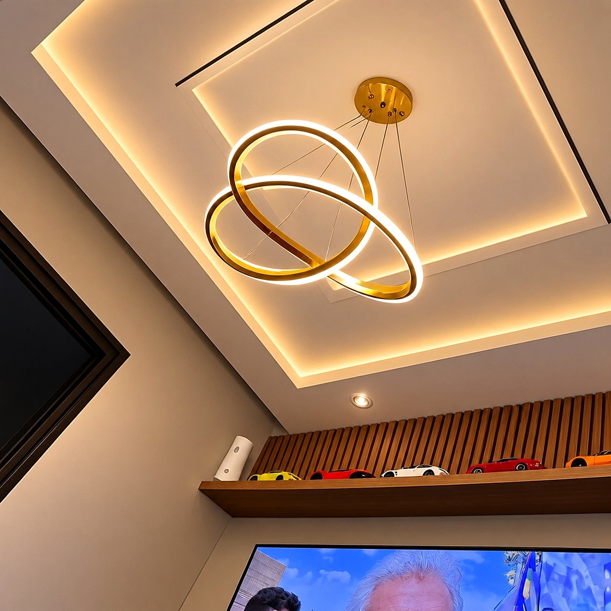 💡 Luminária Com Design De Trevo 3 em 1