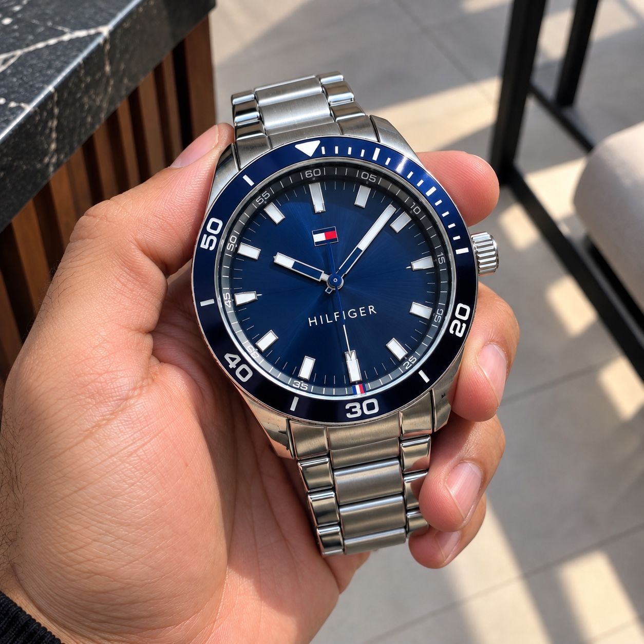 Relógio Tommy Hilfiger Aço Prateado