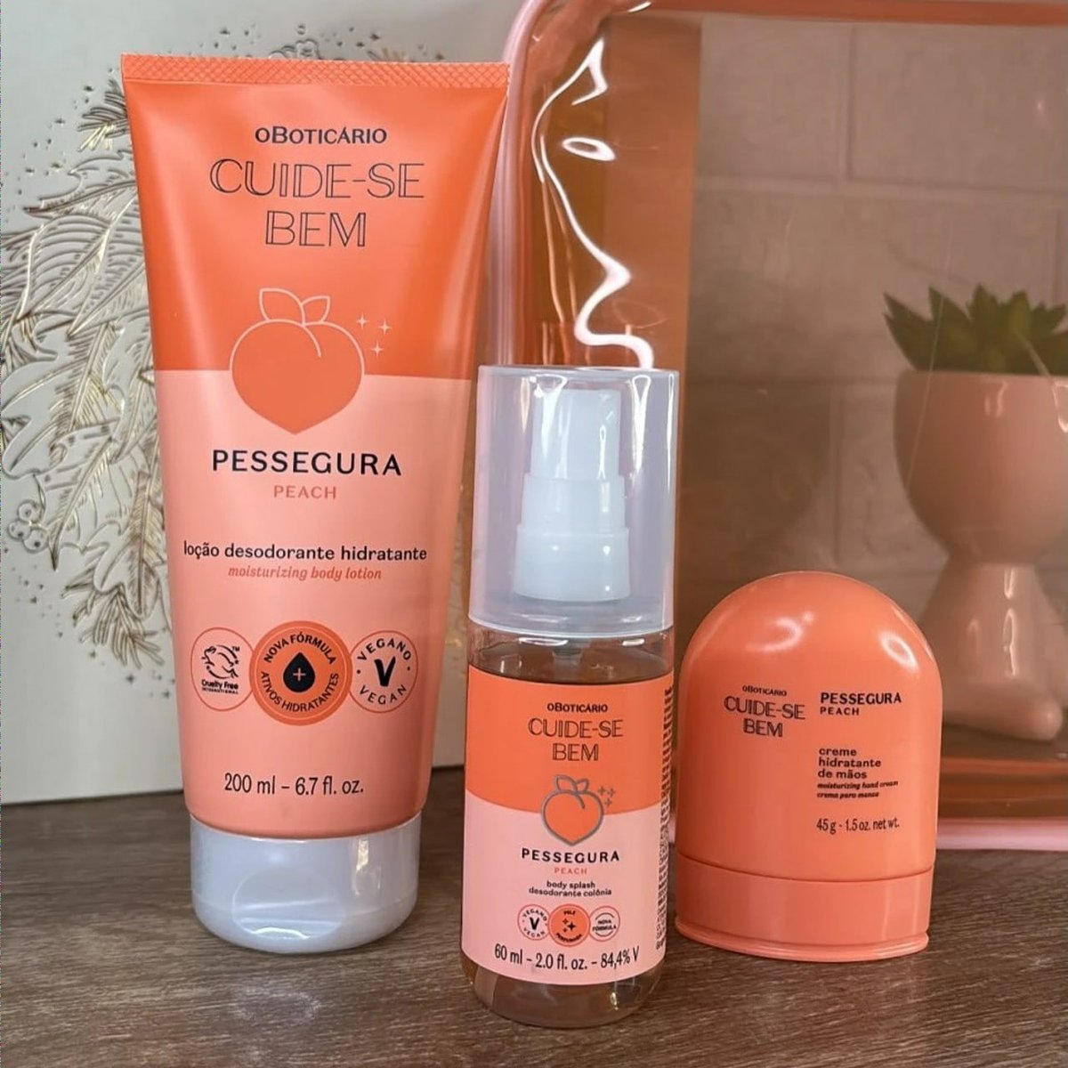 Kit Presente Cuide-se Bem Pessegura (4 Itens)