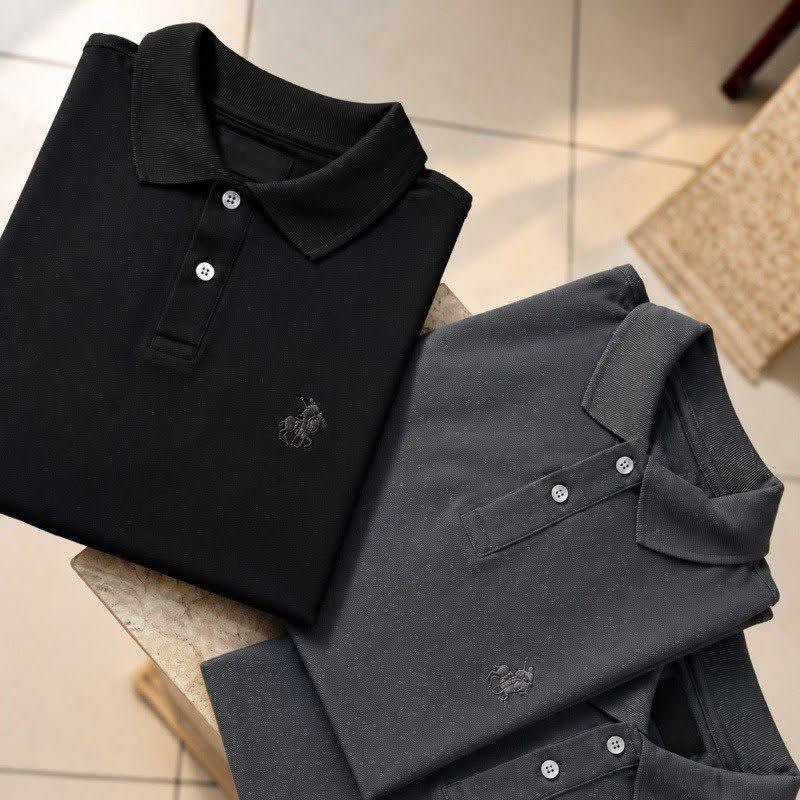 Kit com 2 Camisa Polo Piquet Casual