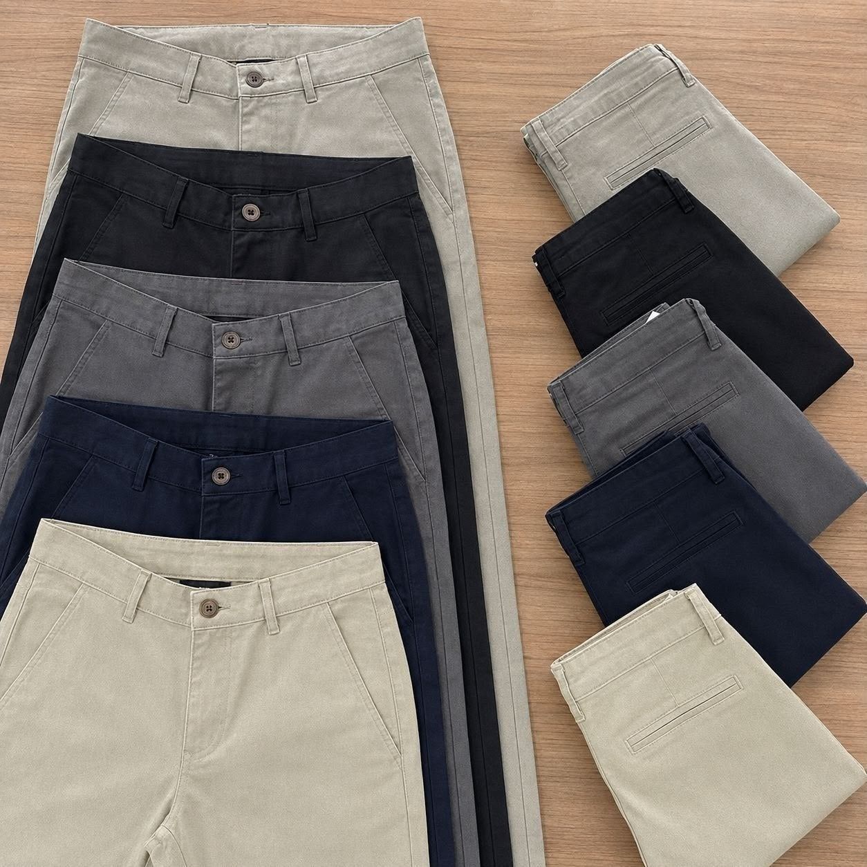 Calça Sarja Social Masculina Esporte Fino Com Elastano (36 ao 48)