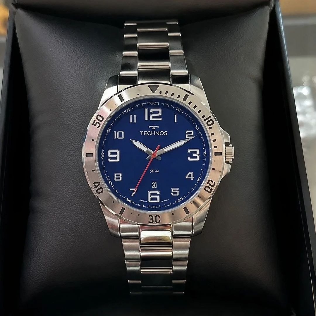 Relógio Technos Masculino 2115NAP/1A 45 mm Prova D´Agua 50 Metros
