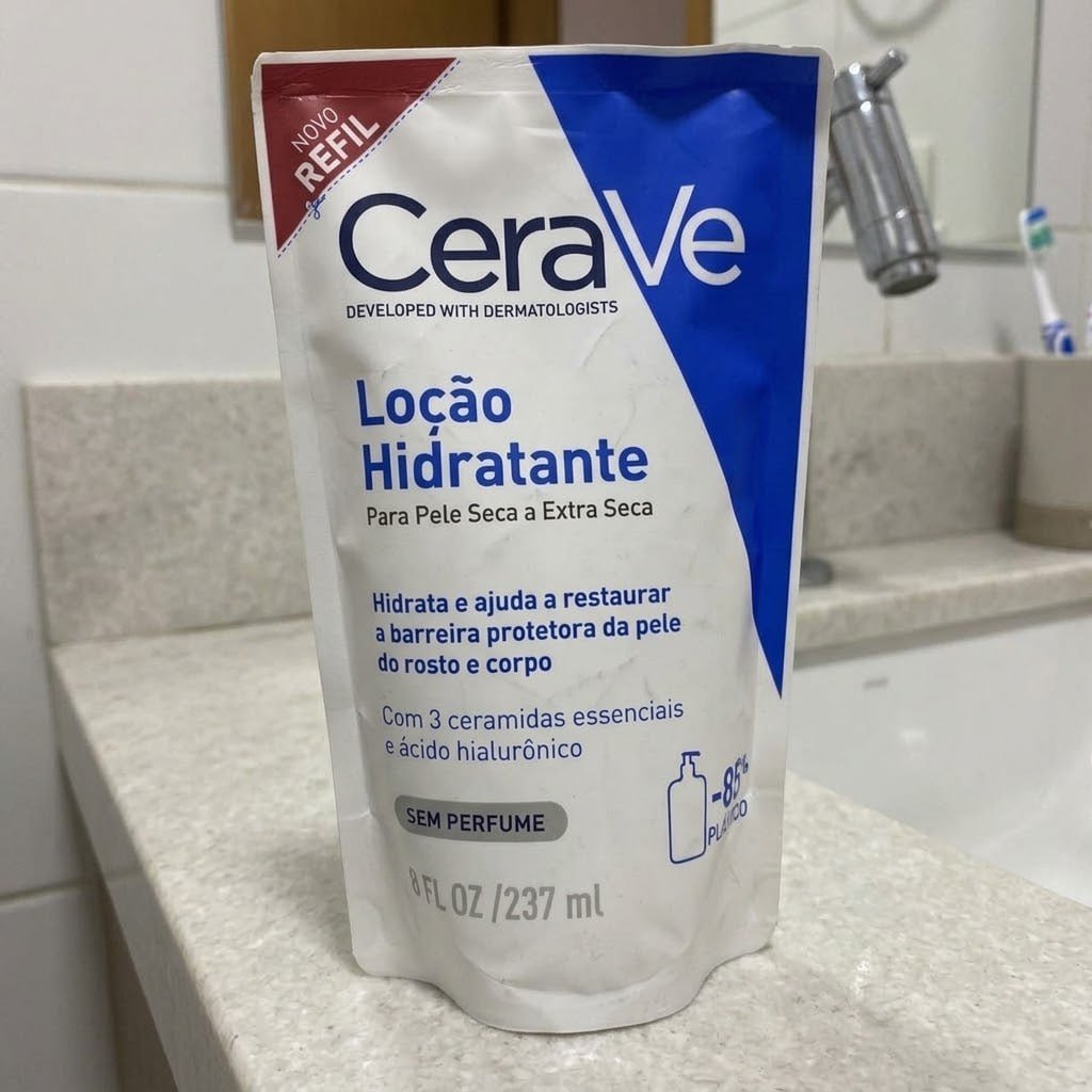 CeraVe, Loção Hidratante Corporal, com textura Fluida e Ácido Hialurônico