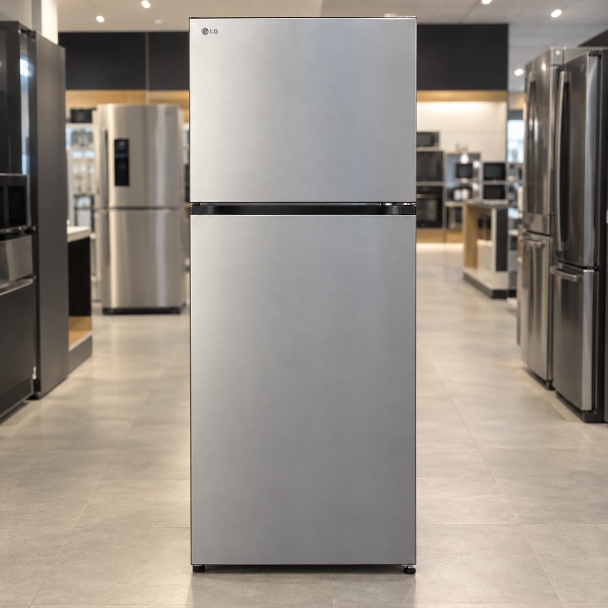 Geladeira LG Inverter 476l Duplex Bivolt Inox GB-B472PFUF