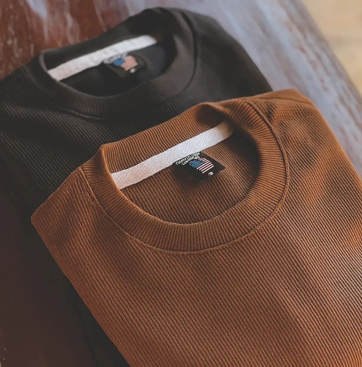 Kit 2 Camisetas Oversized Masculina Texturizado Premium Kit 2 Over - Preto Marrom (P ao GG)