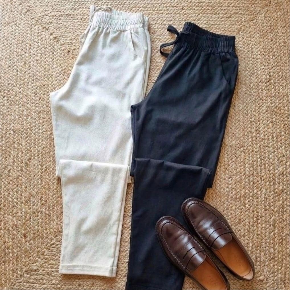 Calça Linho Masculino Social Casual C/bolsos Tecido Premium (36 ao 44)
