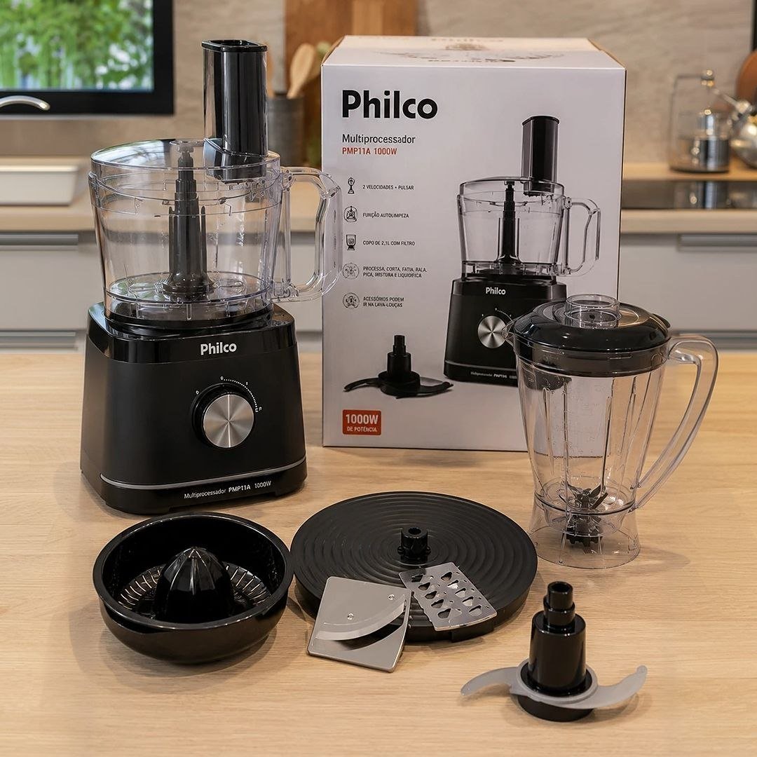 Multiprocessador Philco Concept 1000W | 5 em 1, 127v, PMP11A