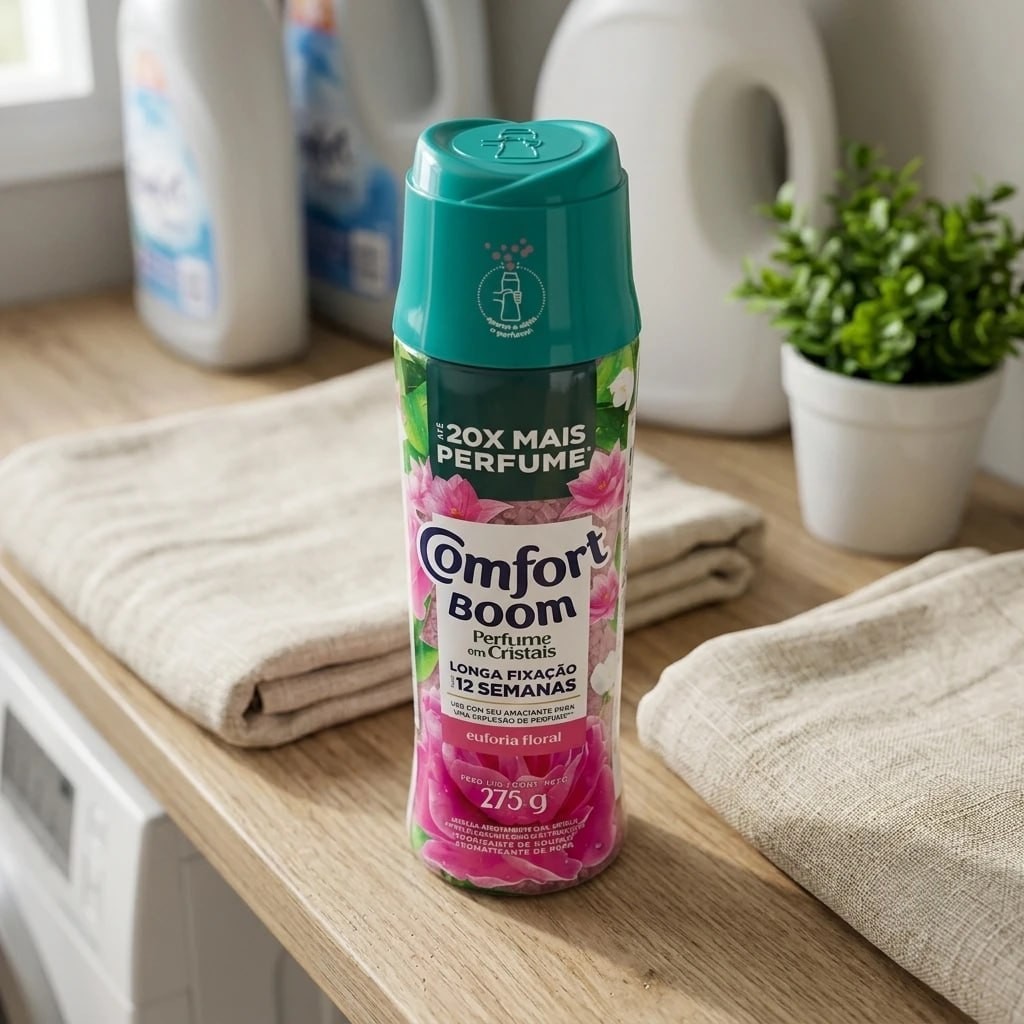 Comfort Boom Odorizador de Roupas Cristais de Perfume Euforia Floral 275gr