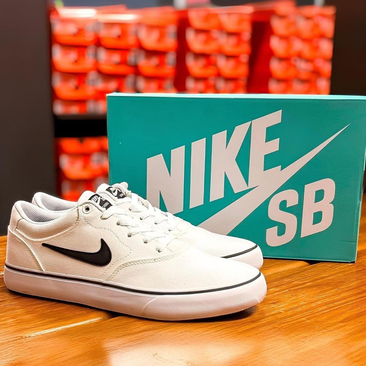 Tênis Nike SB Chron 2 Canvas Unissex - Branco