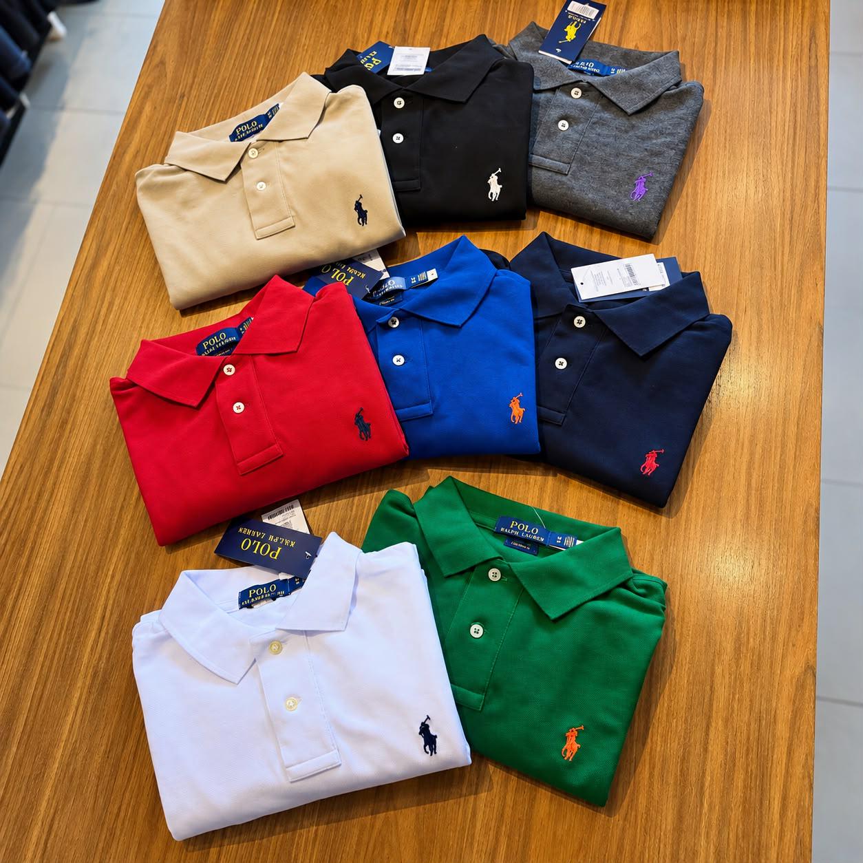 Camisa Polo Ralph Lauren Piquet (P ao G1)