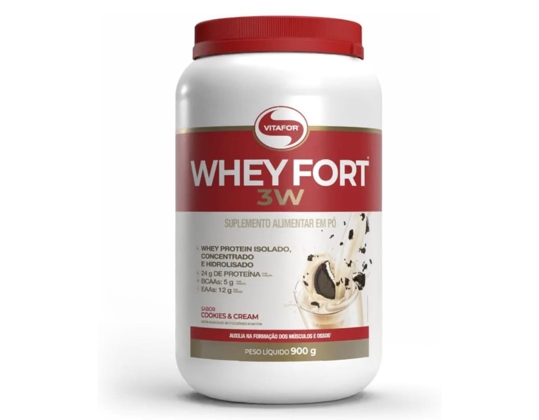 Vitafor - Whey Fort 3W - 900g - Cookies n' Cream