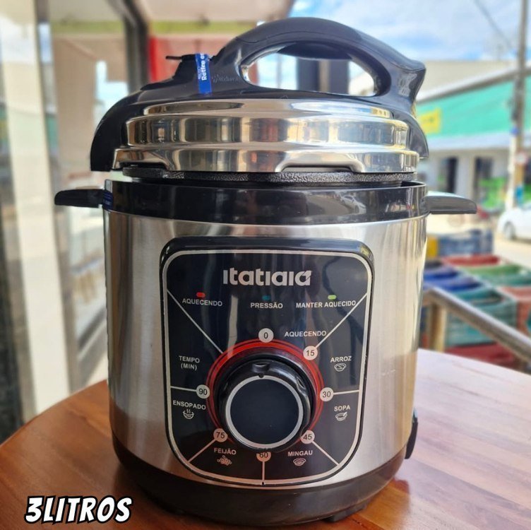 Panela De Pressão Elétrica Itatiaia Essencial 3 Litros Inox 220V