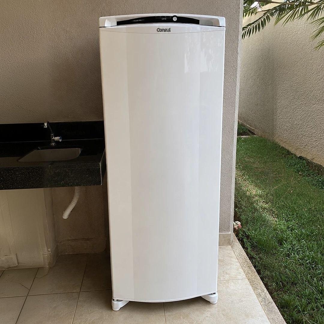 Geladeira Frost Free 297l Consul Com Painel Externo Branca