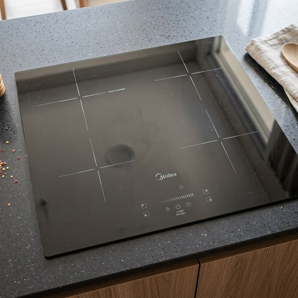 Cooktop 4 Bocas De Indução Even Pro Midea Cor Preto
