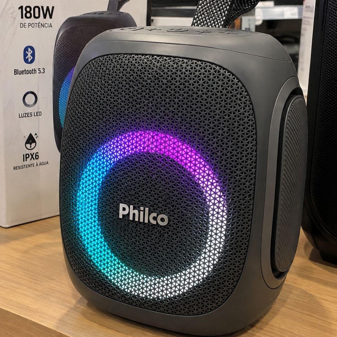 Caixa de Som Speaker Philco Extreme Bluetooth 5.3 180W PBS60 BIV