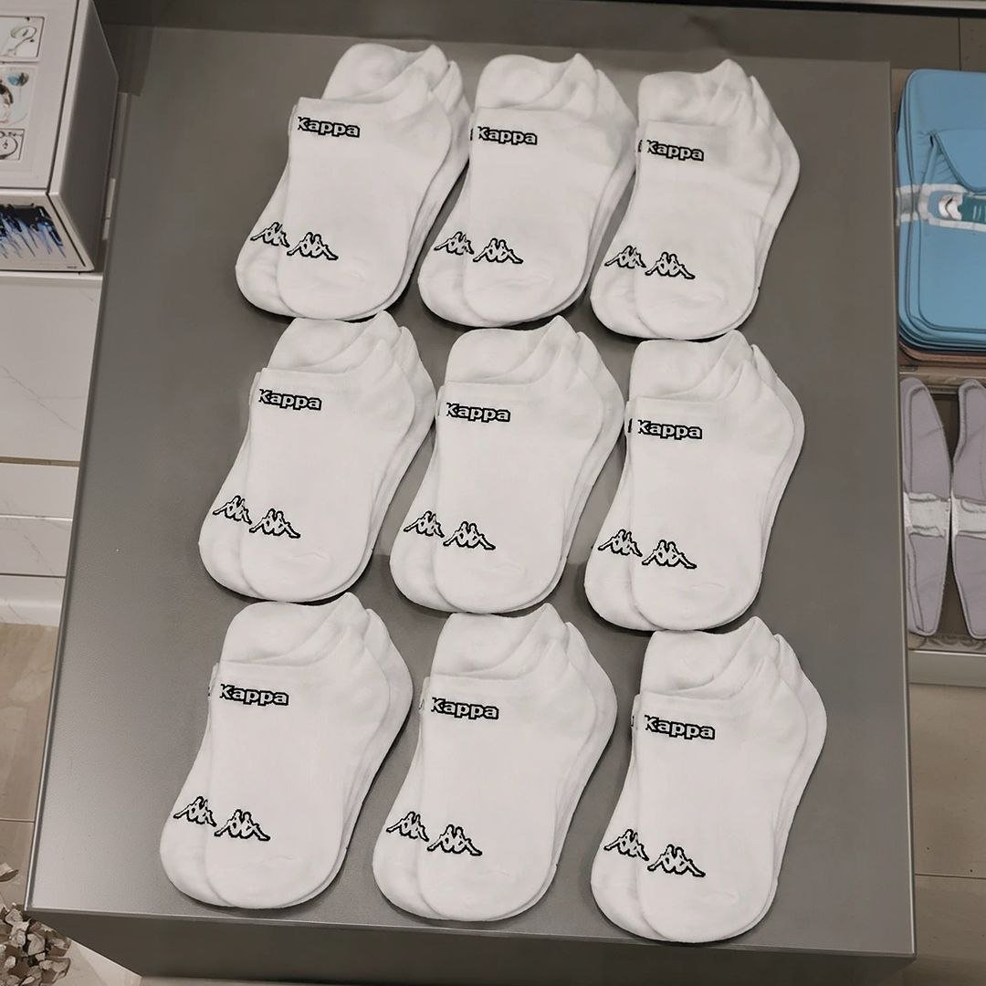 Meias Kappa Kit 9 Pares Sapatilha Soquete Invisível Original