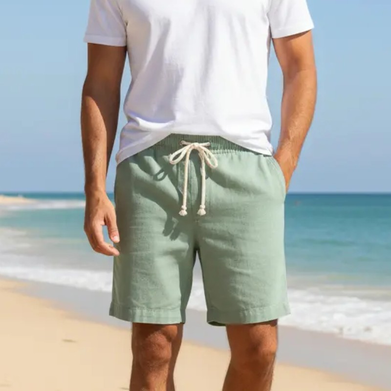 Kit 4 Shorts Masculino Bermuda Linho Verão Envio Imediato (P ao XG)