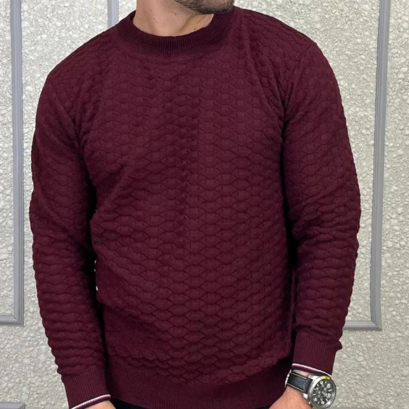 Suéter Masculino Blusa De Frio Tricô Lã Social Casual Liso