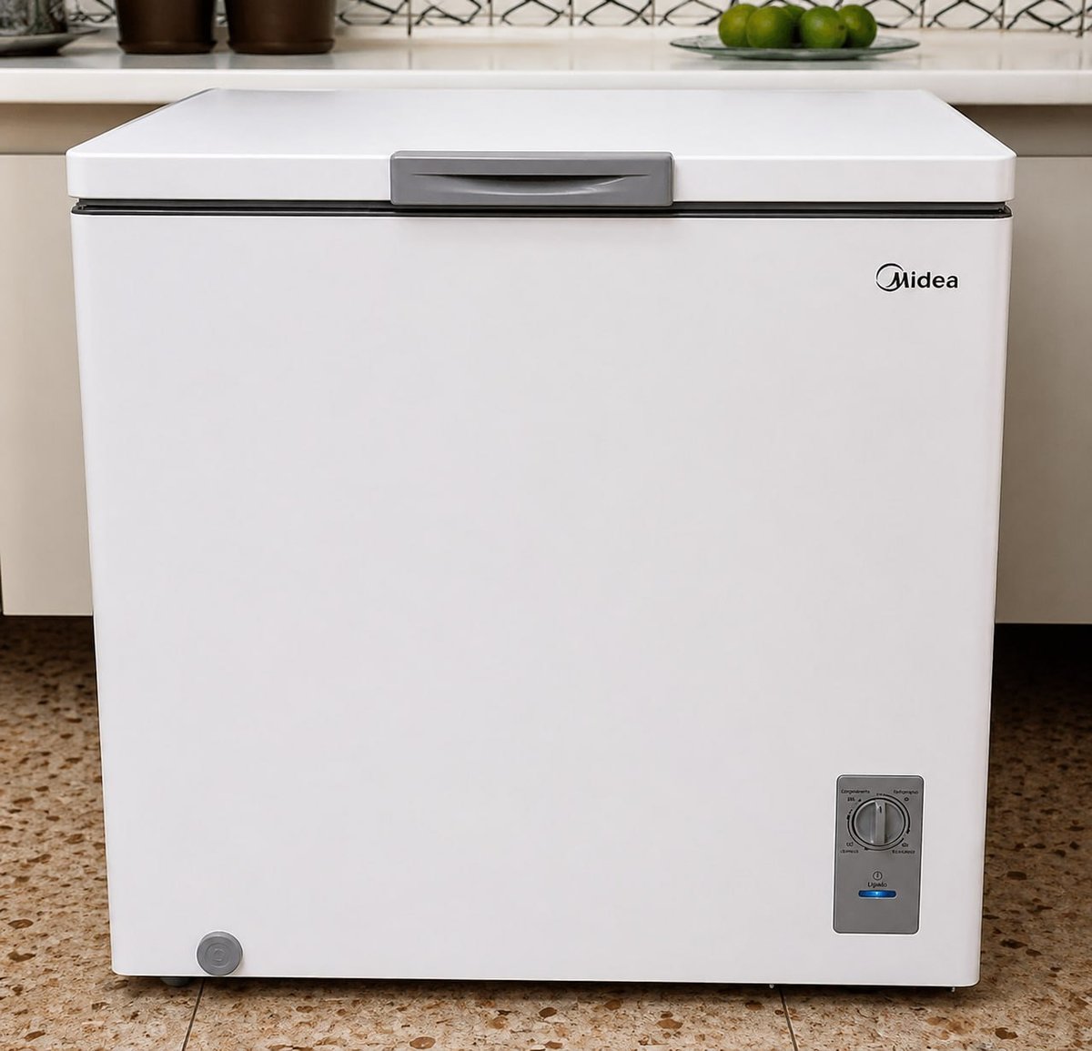 Freezer Horizontal 198l Inverter Bivolt Branco MDRC280SFZ013 Midea Branco