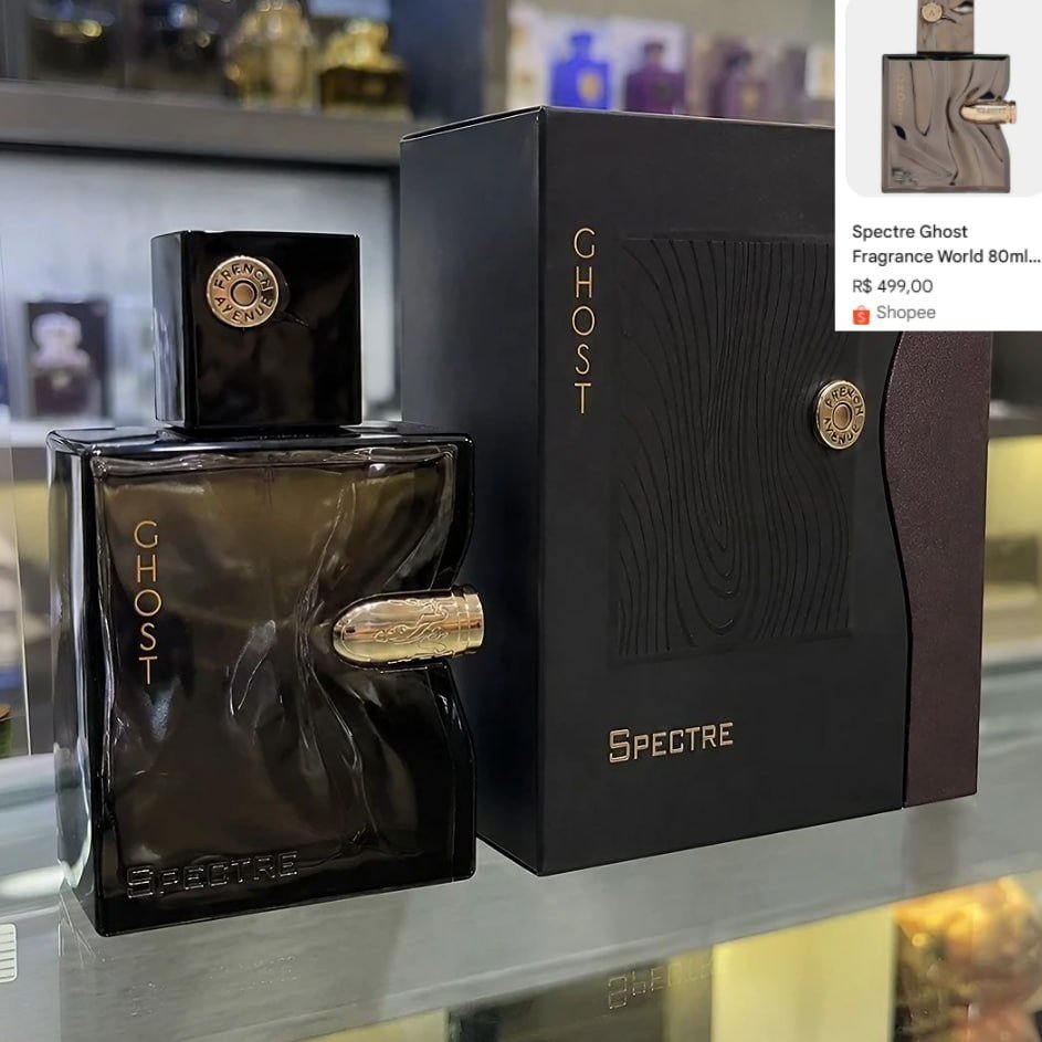 Perfume Árabe Spectre Ghost Fragrance World 80ml