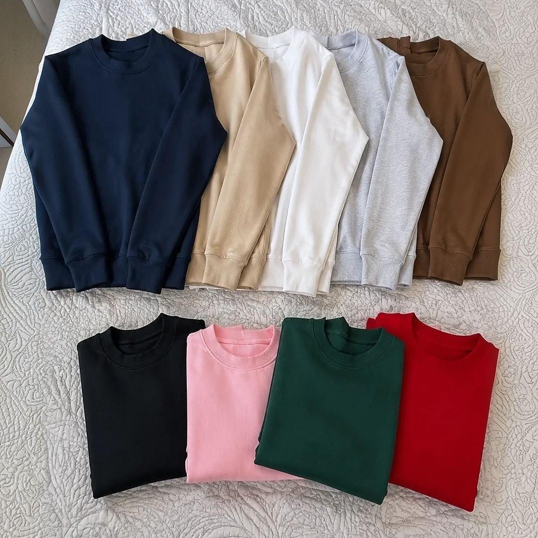 Blusa Canguru Liso Fleece