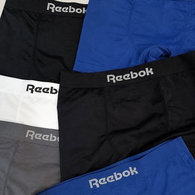 Kit 6 Cuecas Boxer Classic Reebok Microfibra Luxo Original