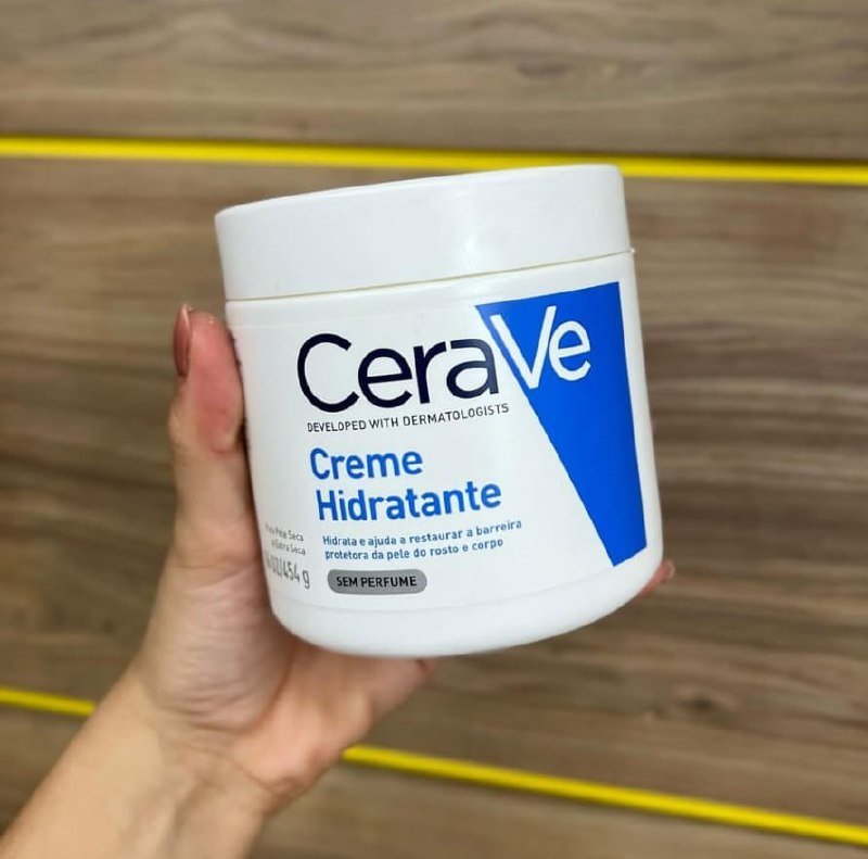 Creme Hidratante Corporal E Facial Para Pele Seca 454g Cerave