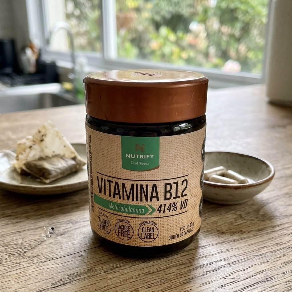 Vitamina B12 Metilcobalamina 414% 60caps Nutrify