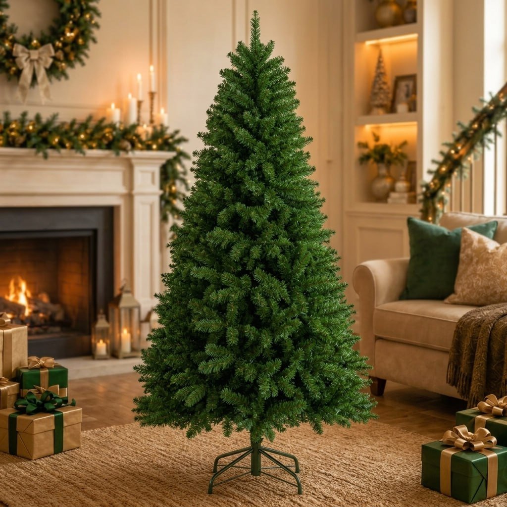 Árvore De Natal Verde Luxo 150 500 Galho - Pé De Ferro DEKASA