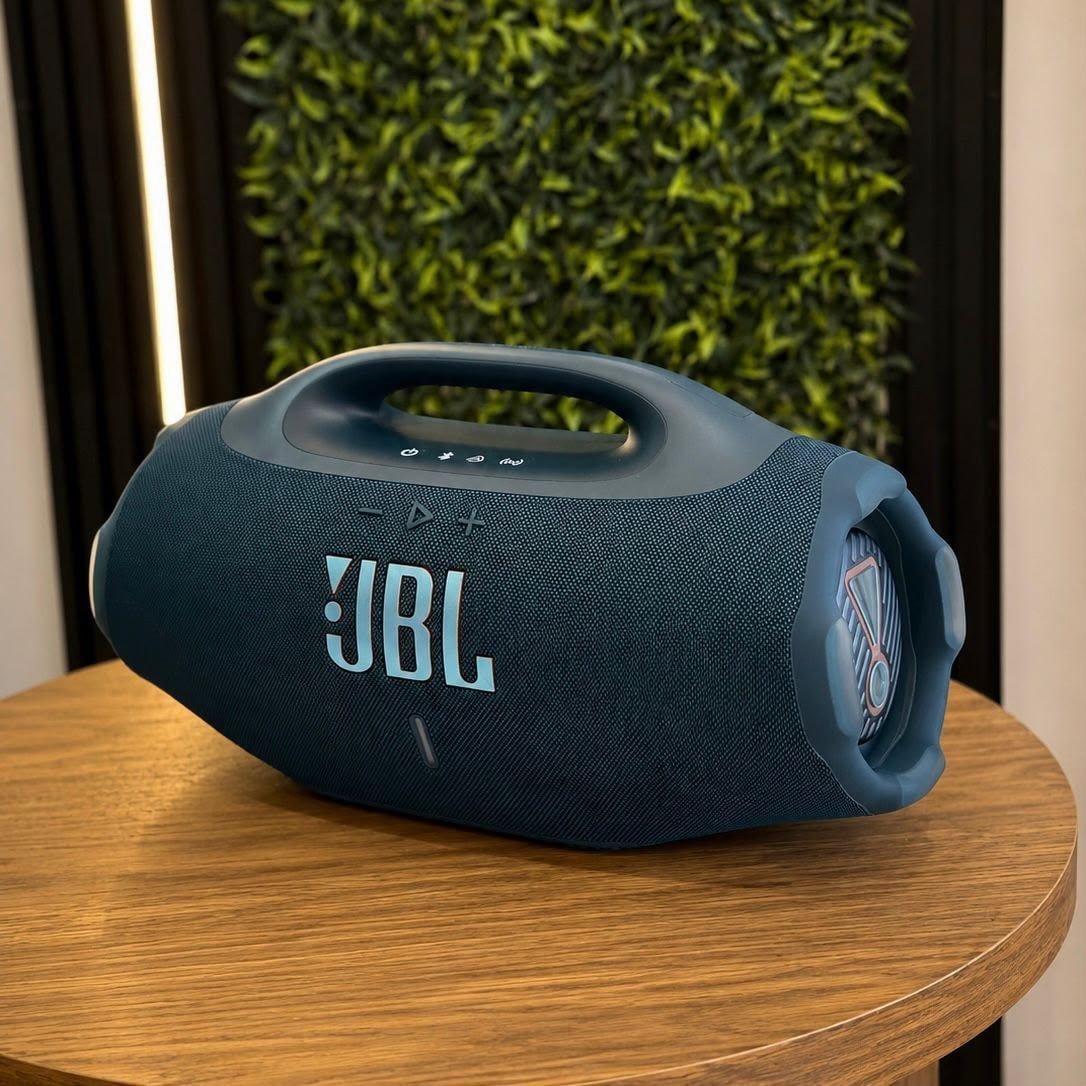 Caixa De Som Jbl Boombox 4 Bluetooth 210w Ip68 Azul